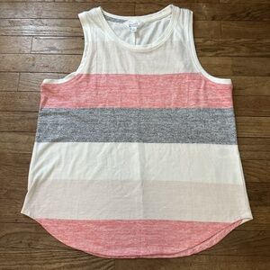 High Neck Tank Colorblock‎ Striped Market & Spruce Rex Tank Top Size XL